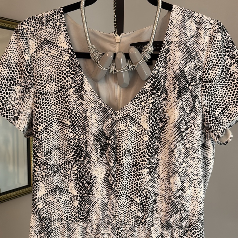 Snake Print Maxi Jumper